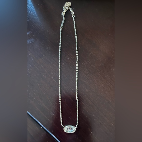 Kendra Scott Jewelry Kendra Scott Gold Elisa Necklace With Clear